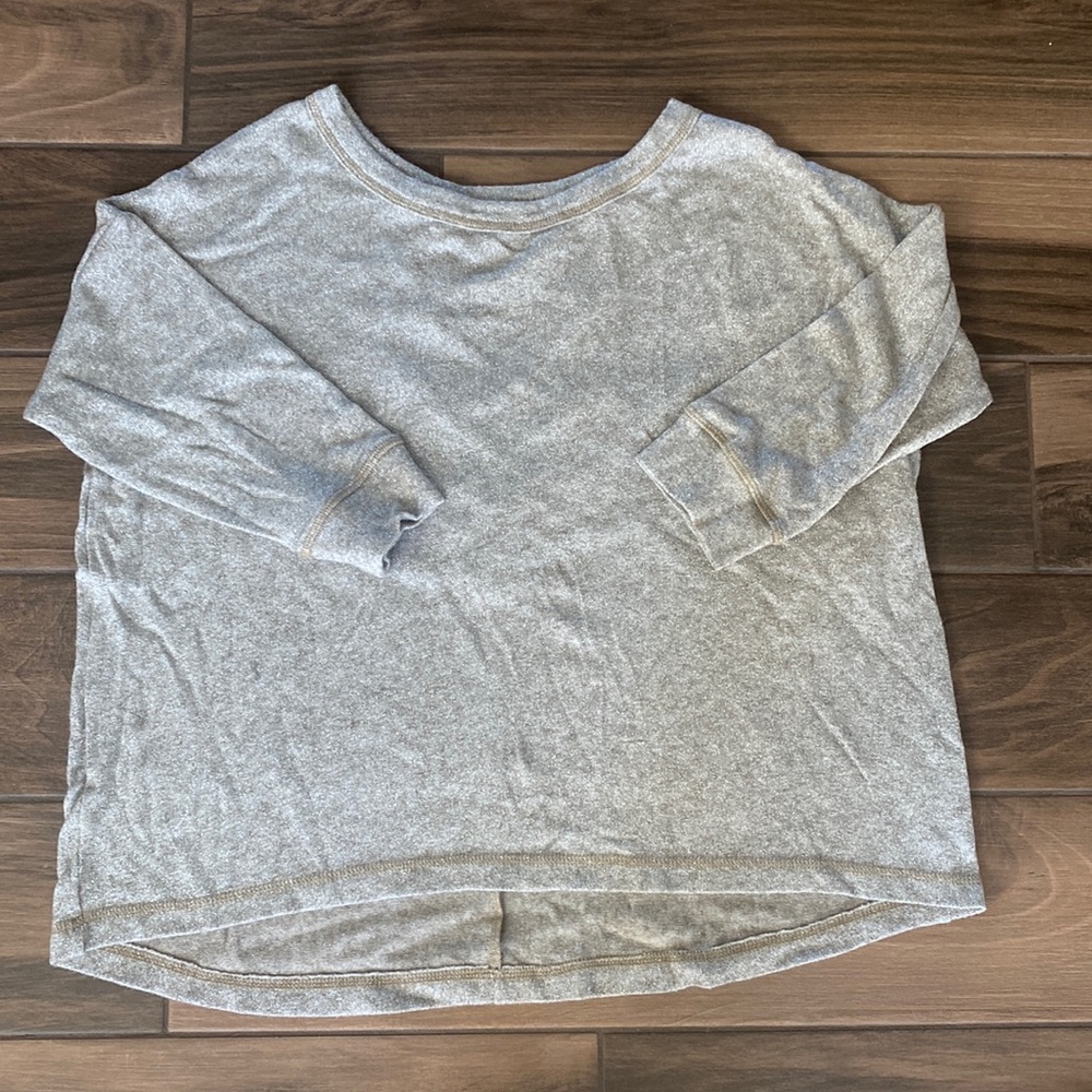 Cherish metallic lace back oversized sweater
